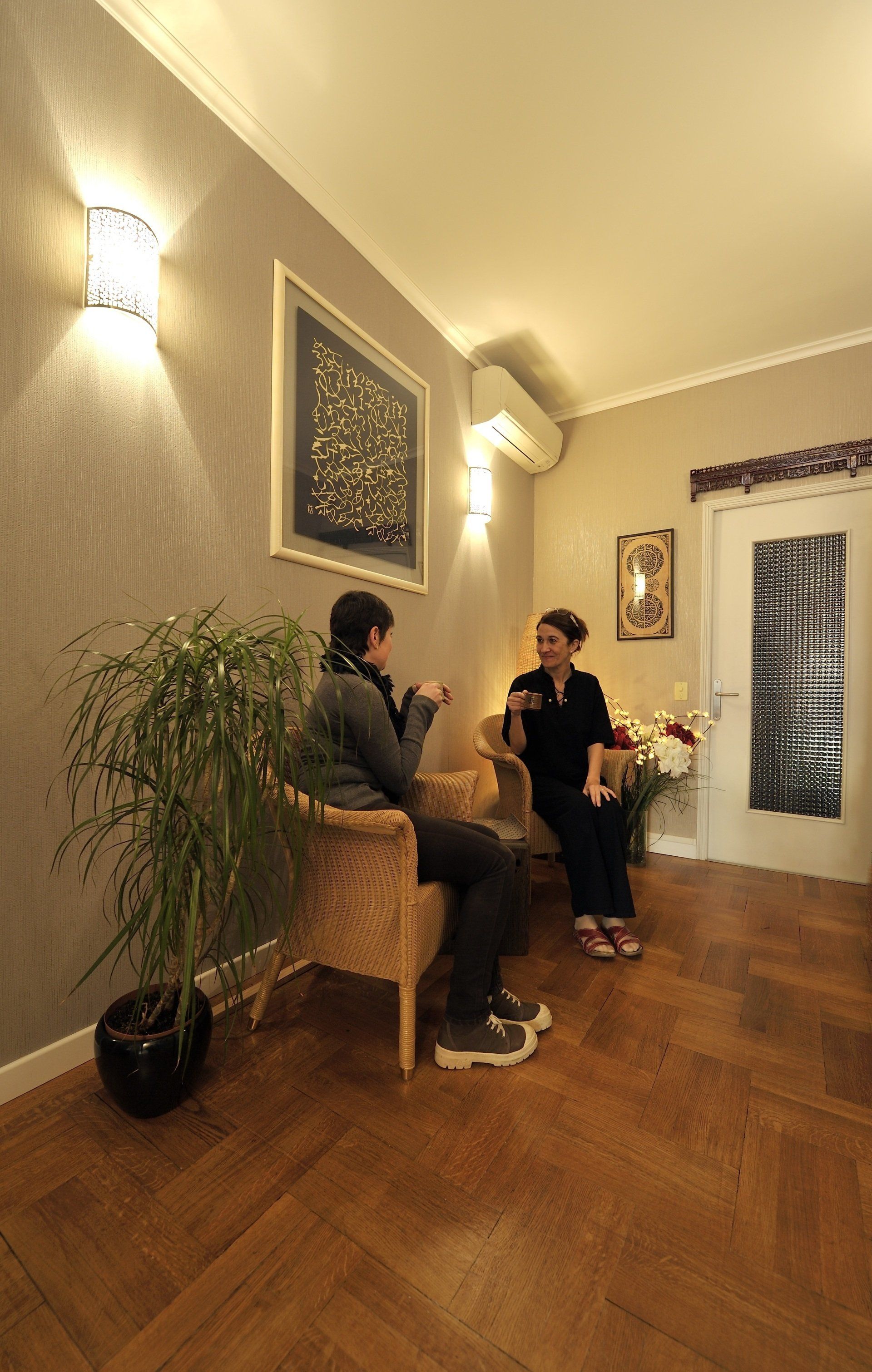 Salle d'attente confortable