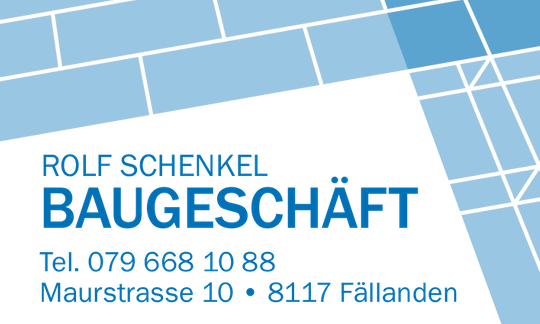 BAUGESCHÄFT Rolf Schenkel Fällanden - Logo