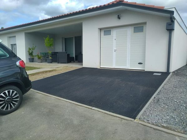 pose d'enrobés à froid