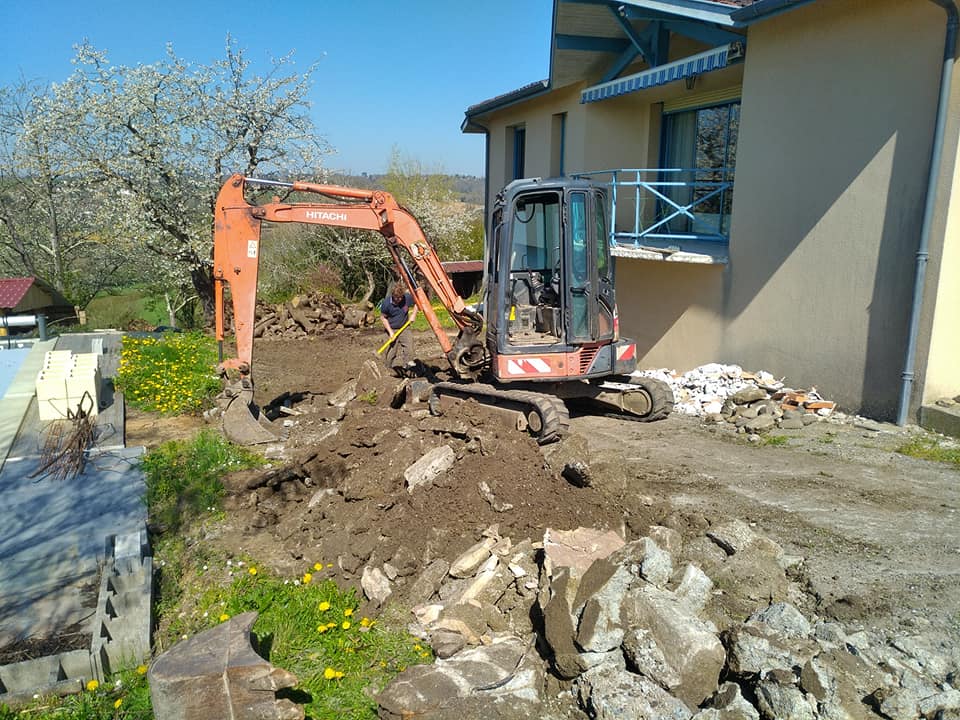 travaux de minipelle