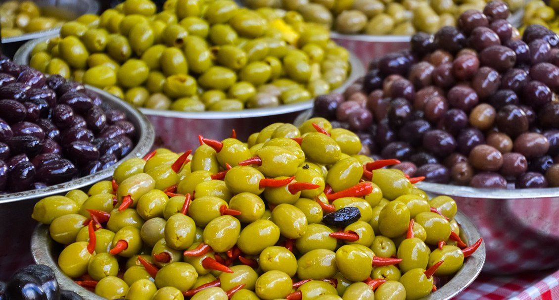 Olives vendues en grosse quantité