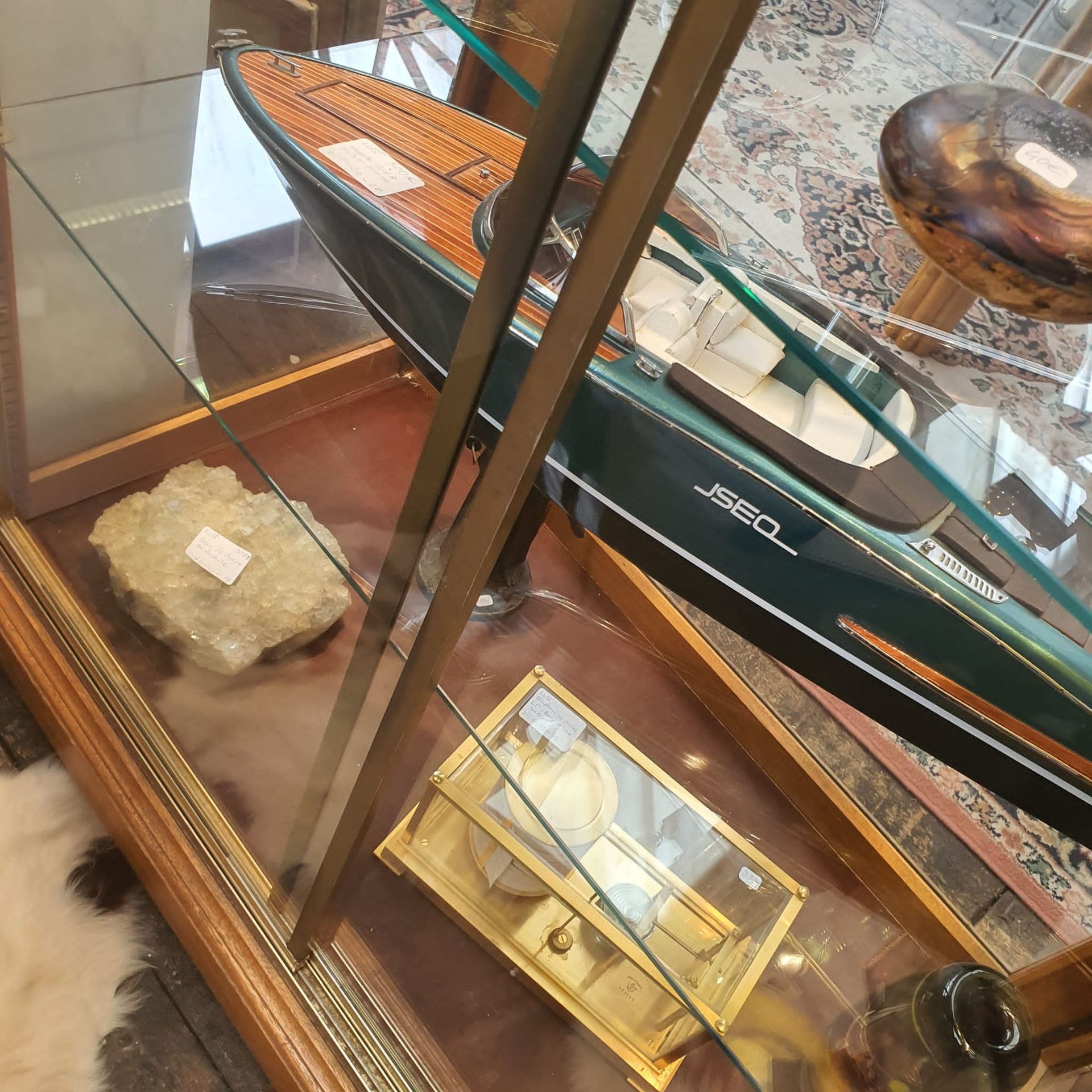 Maquette historique d'un bateau.