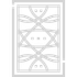 Ein Symbol eines Teppichs mit einem geometrischen Muster darauf.