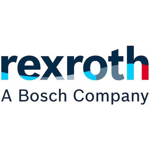 El logotipo de Rexroth, una empresa de Bosch.