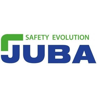 Logotipo de JUBA, empresa de seguridad. La palabra