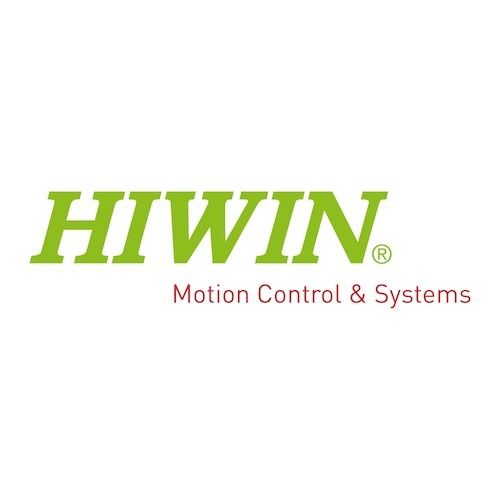 Logotipo de HIWIN, empresa de sistemas y control de movimiento. Incluye la palabra
