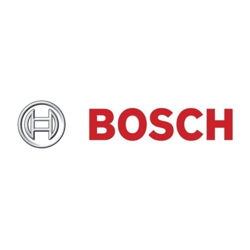 Logotipo de Bosch: un emblema plateado con un texto