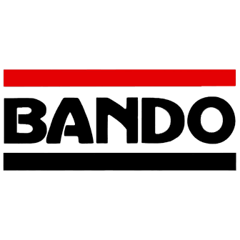 El logotipo de Bando: texto negro