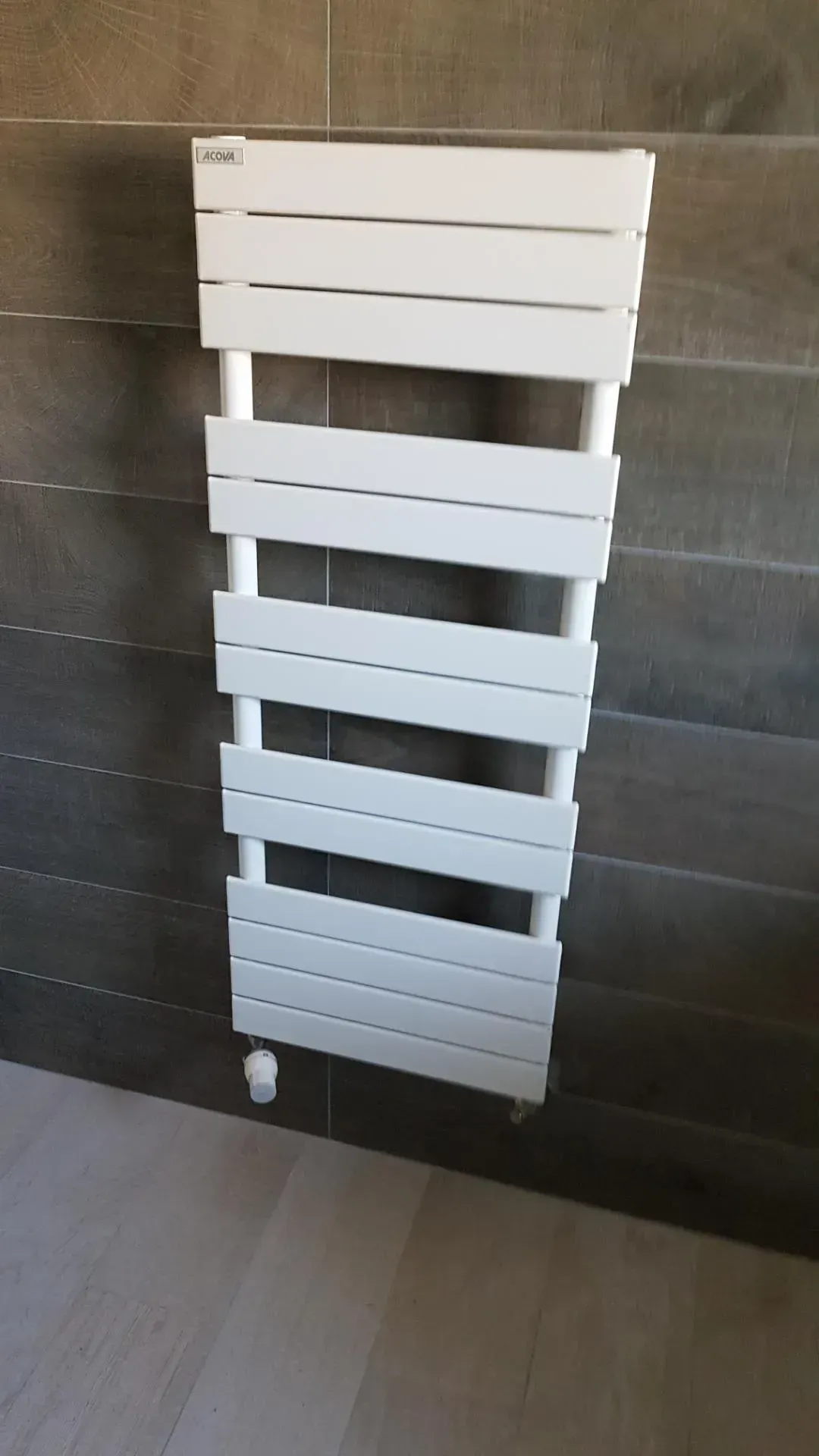 Sèche serviette blanc