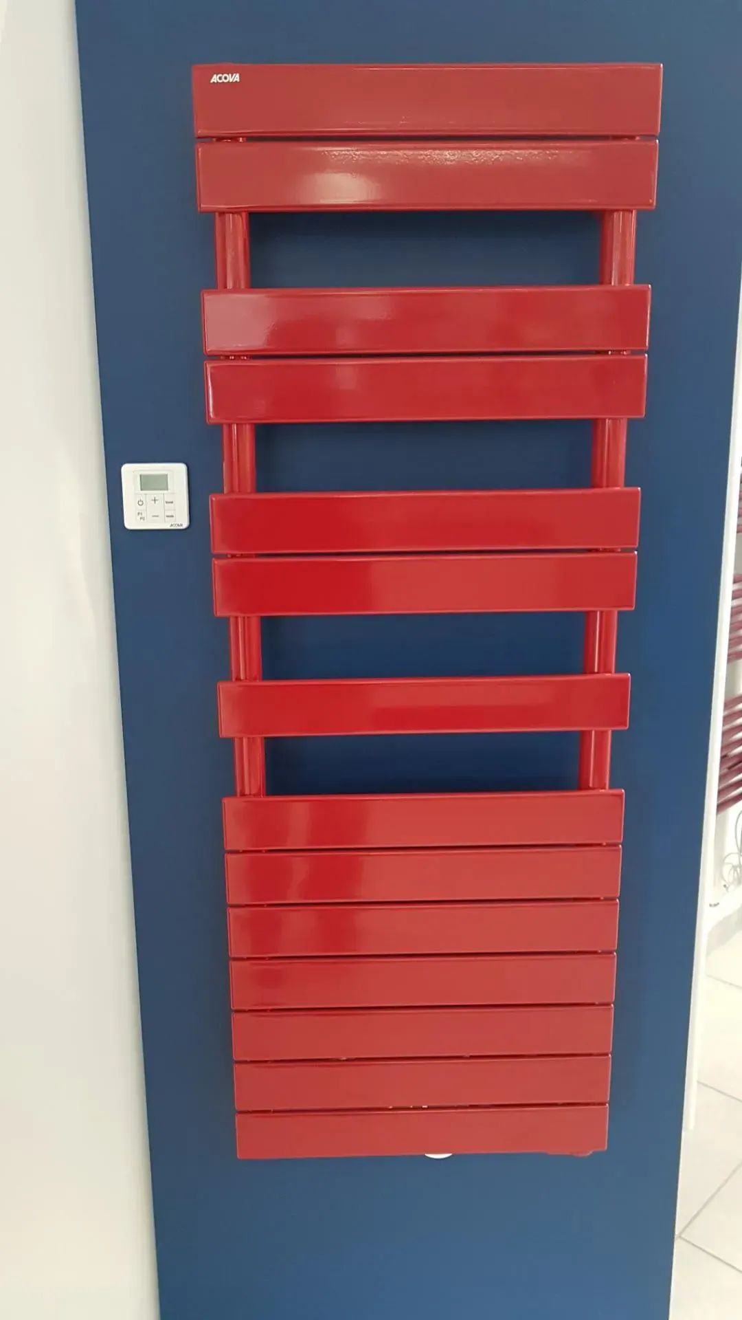 Sèche serviette rouge