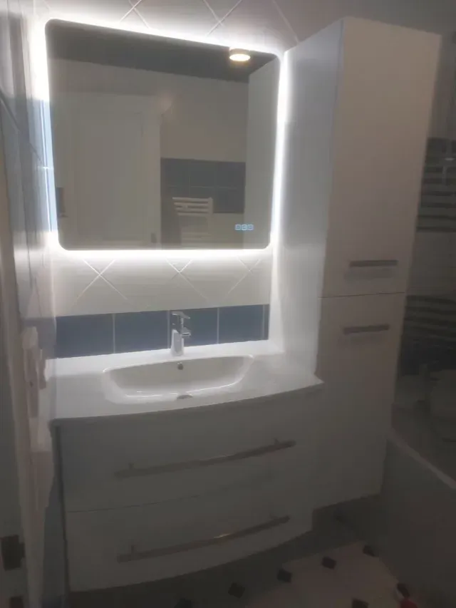 Miroir rétroéclairé