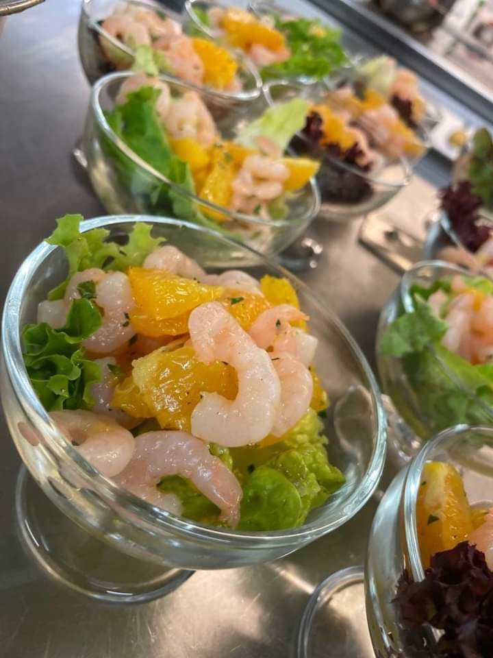 Shrimpsalat, Restaurant Pizzeria Sonne