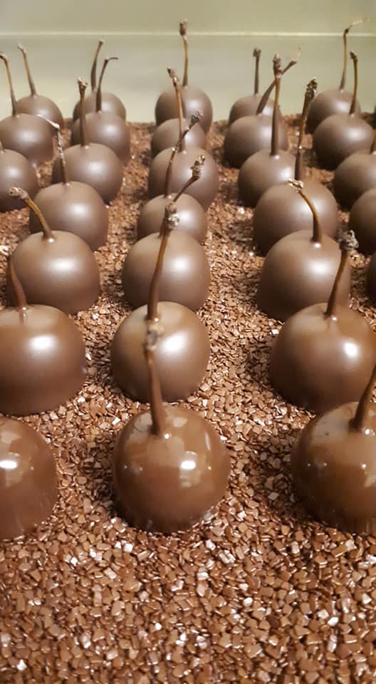 Cerises en chocolat