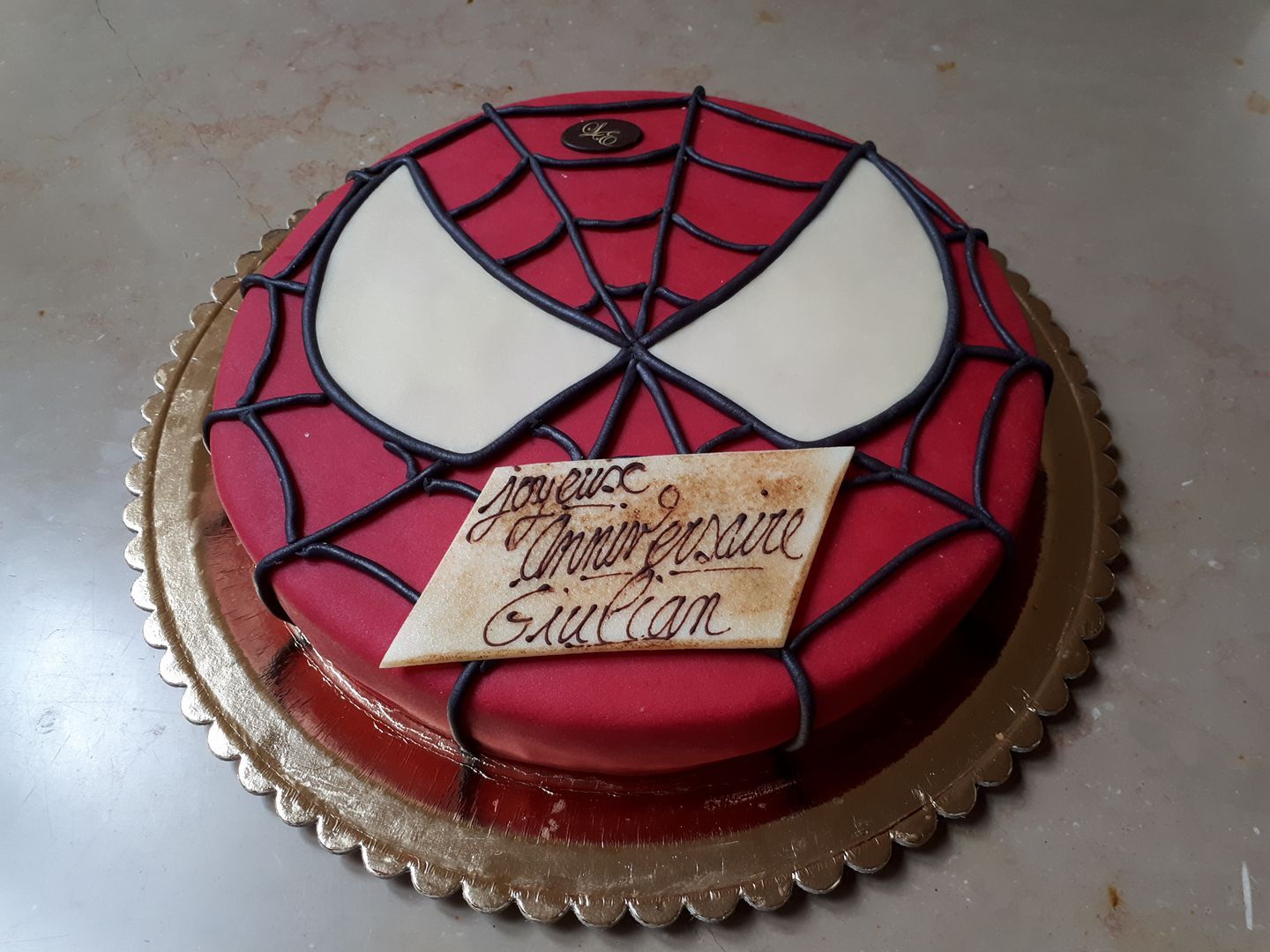 Gâteau Spider-Man