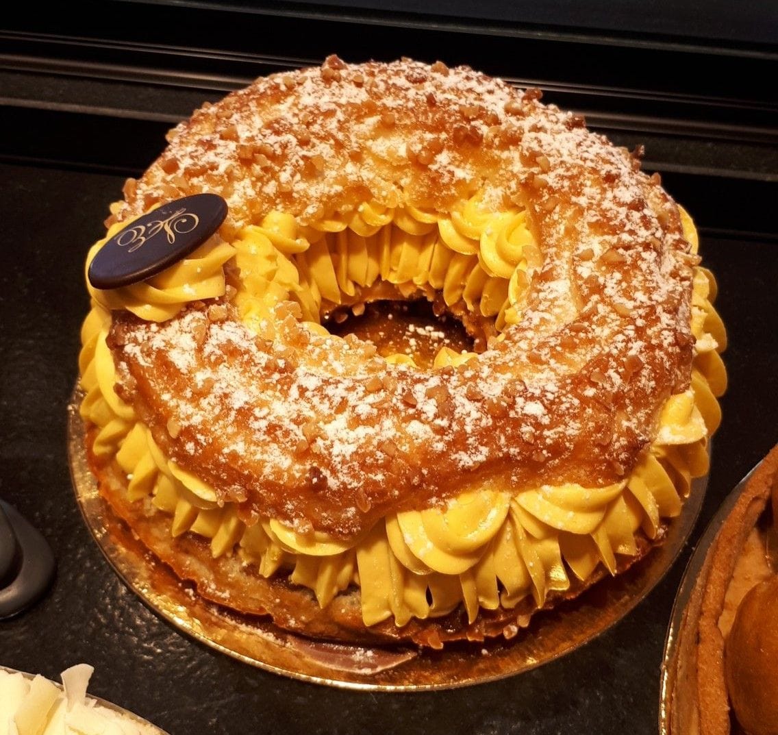 Paris-Brest crème jaune