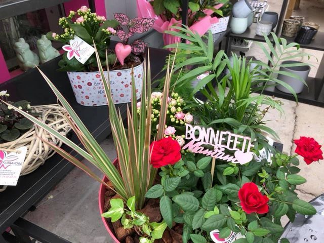 Composition florale pour la fête des mères