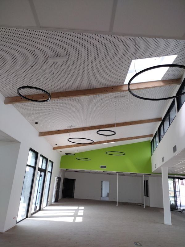 Une pièce entièrement rénovée.