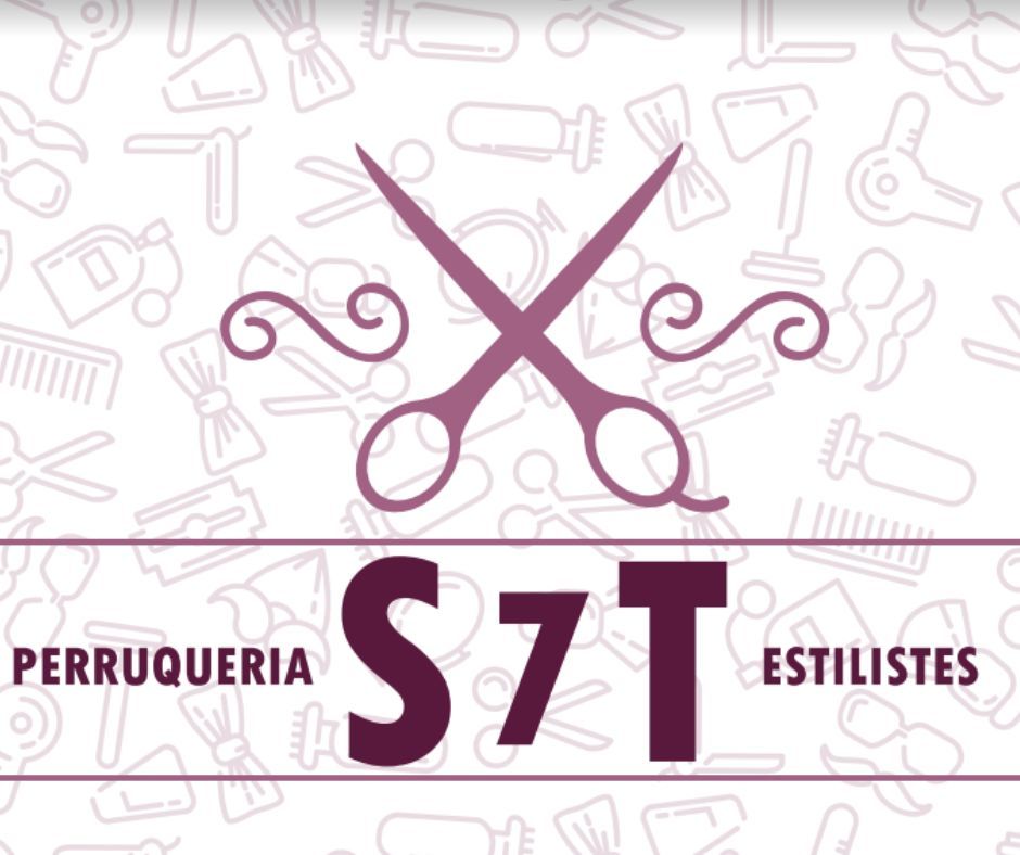 A logo for a hair salon called szt estilistes