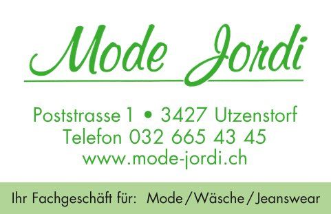 Mode Jordi GmbH| Utzenstorf