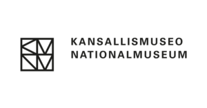 Kansallismuseo Nationalmuseum logo in black on a white background