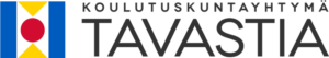 Koulutuskuntayhtymä Tavastian logo with blue, yellow and red geometric emblem and black text