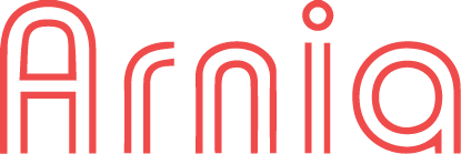 Logo &ldquo;Arnia&rdquo; in a rounded font on a white background