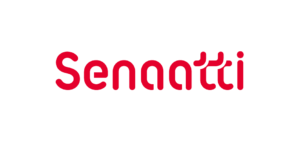 Red “Senanti” logo on a white background