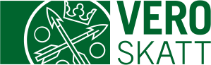 Green and white Vero Skat logo with a crowned figure and crossed skate graphic