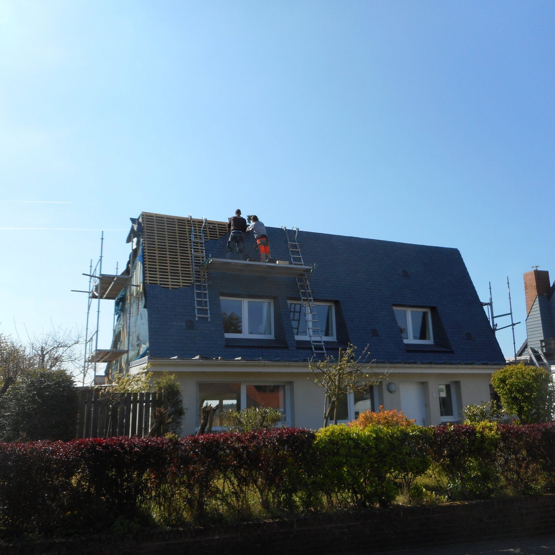 Couverture en ardoise