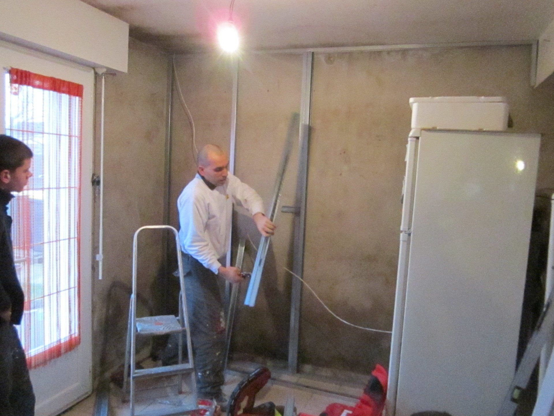 Travaux d'isolation intérieure