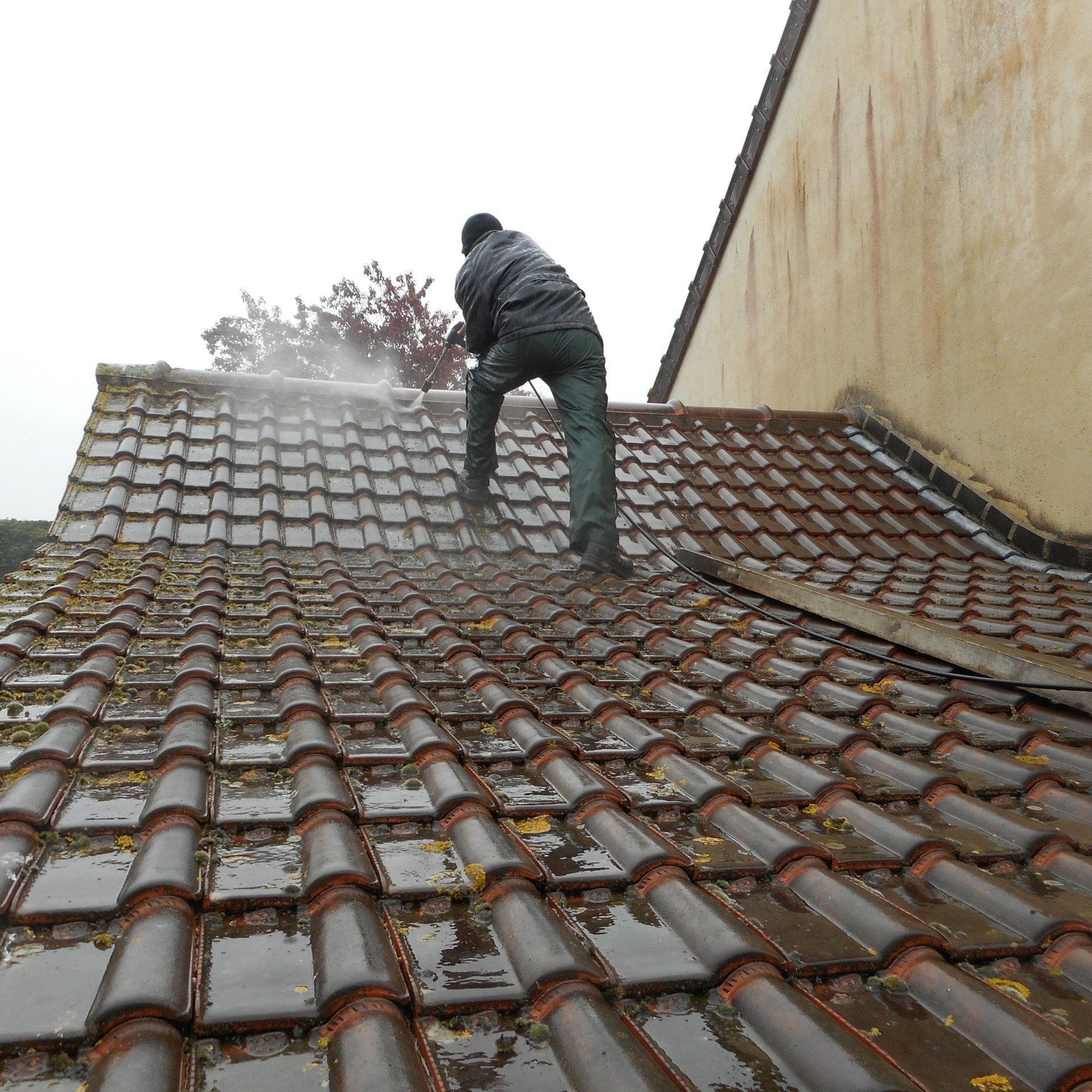Nettoyage de toiture