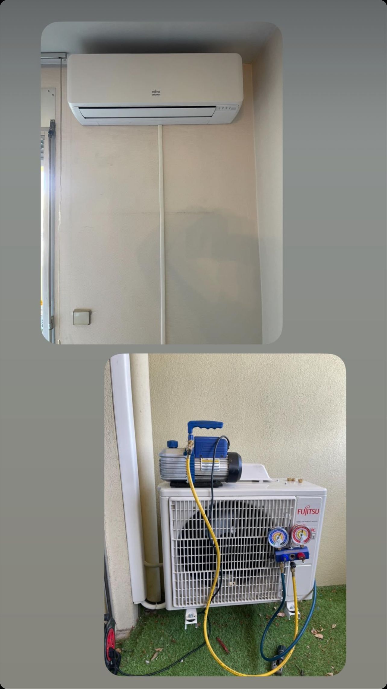 Split mural d'un climatiseur