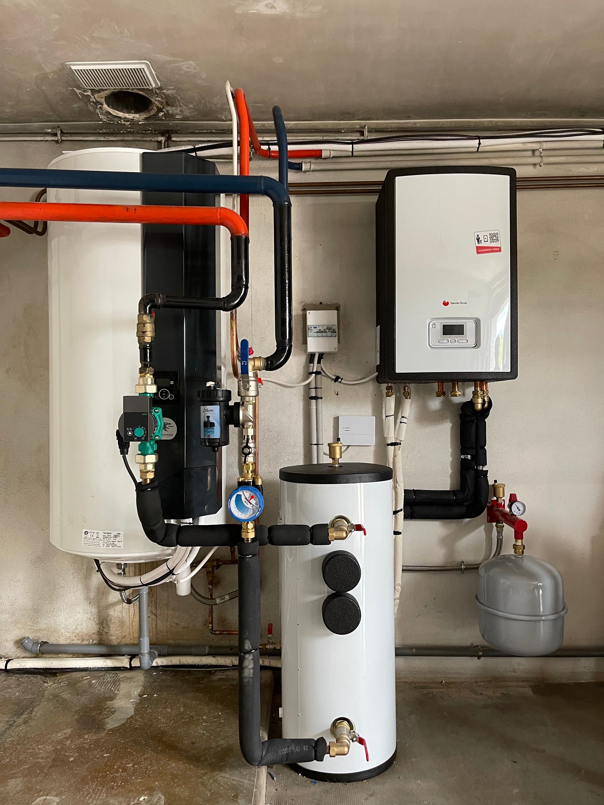 Équipement complet de chaudière