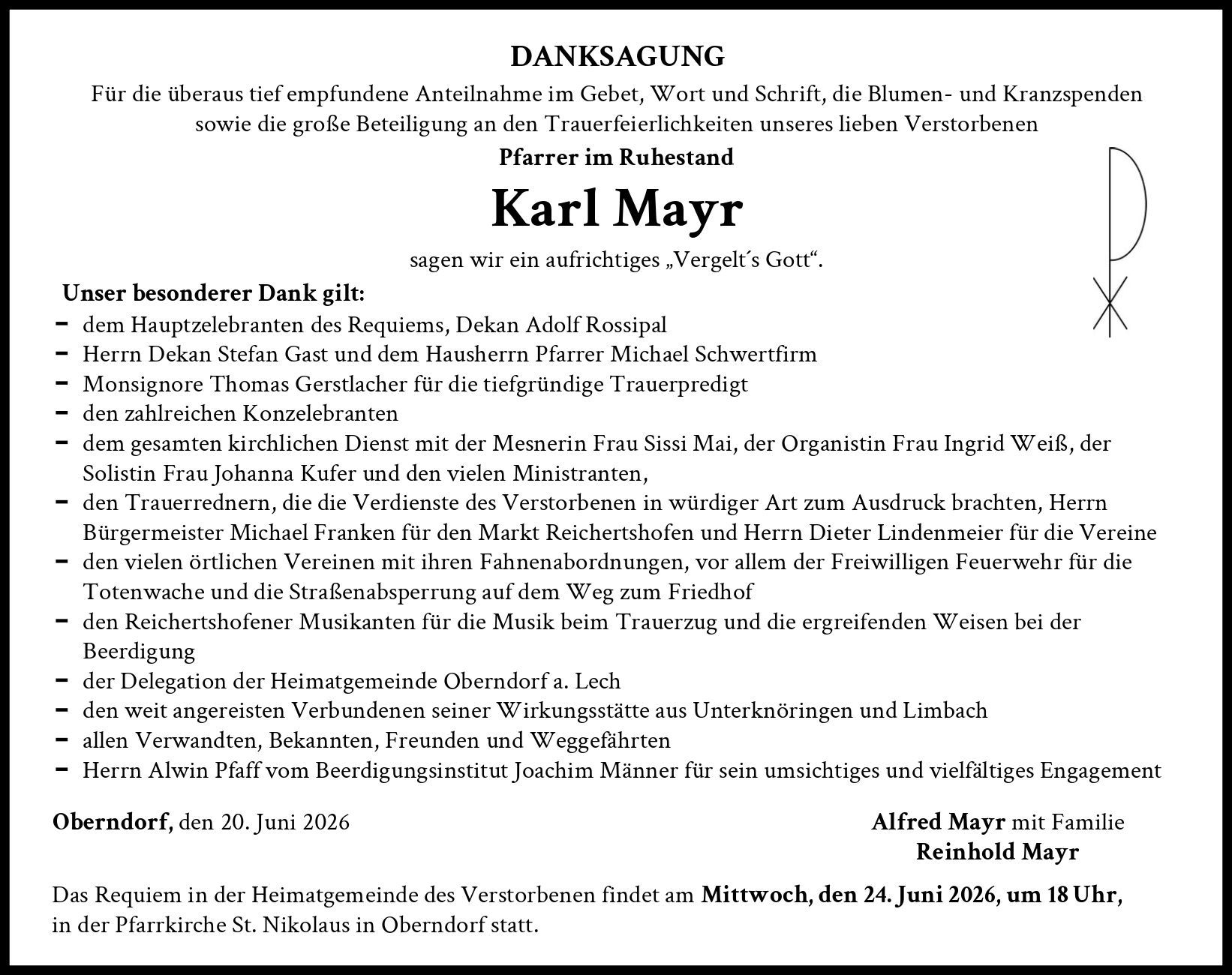 Bestattungen Maenner Referenz
