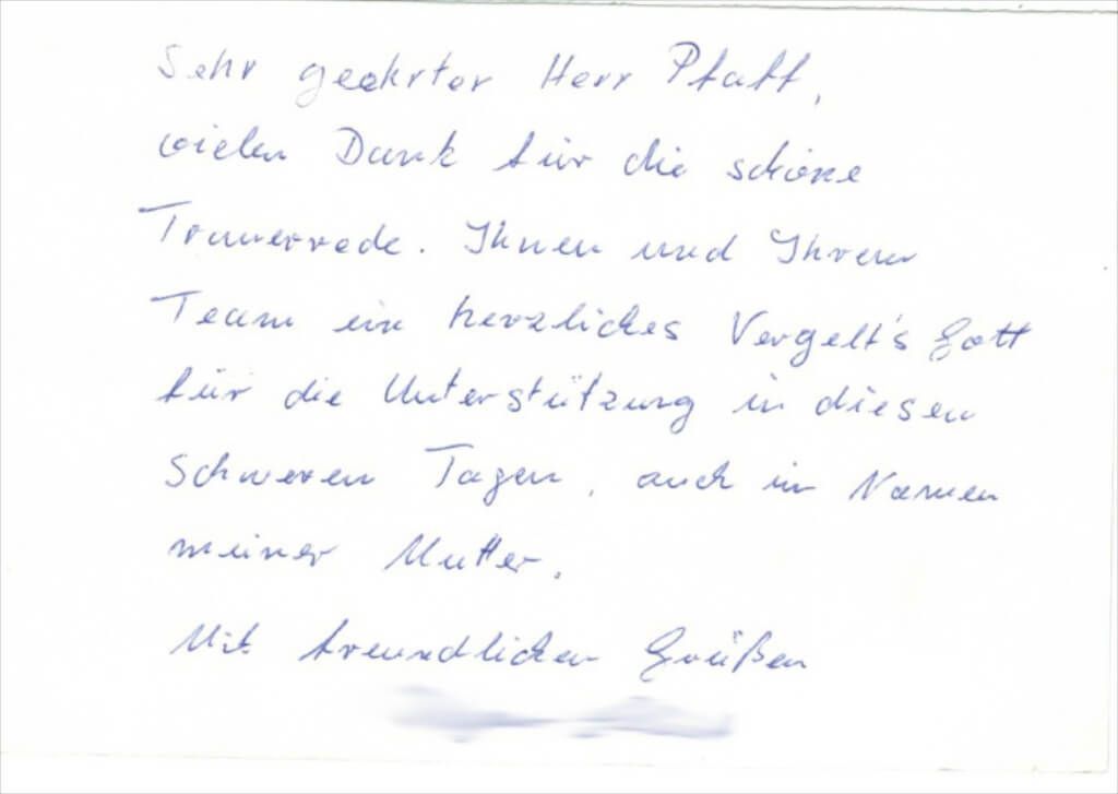 Bestattungen Maenner Referenz