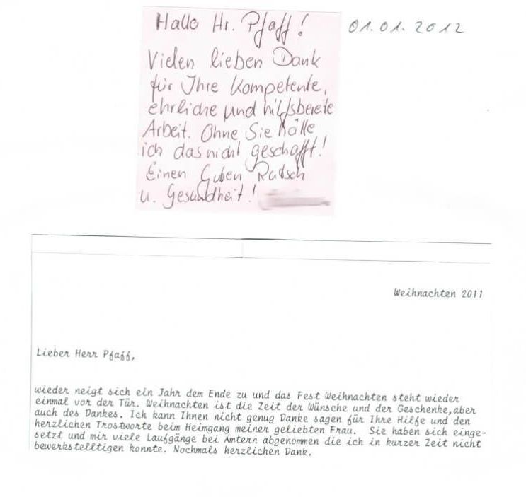 Bestattungen Maenner Referenz