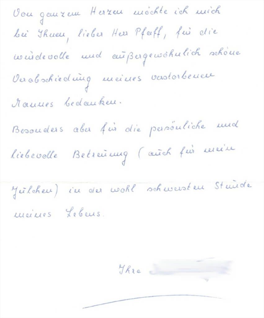 Bestattungen Maenner Referenz