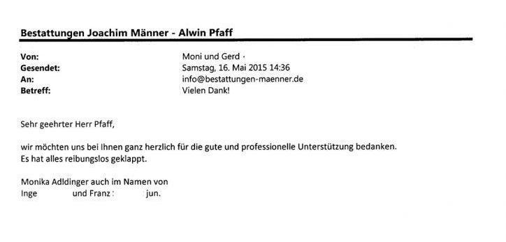 Bestattungen Maenner Referenz
