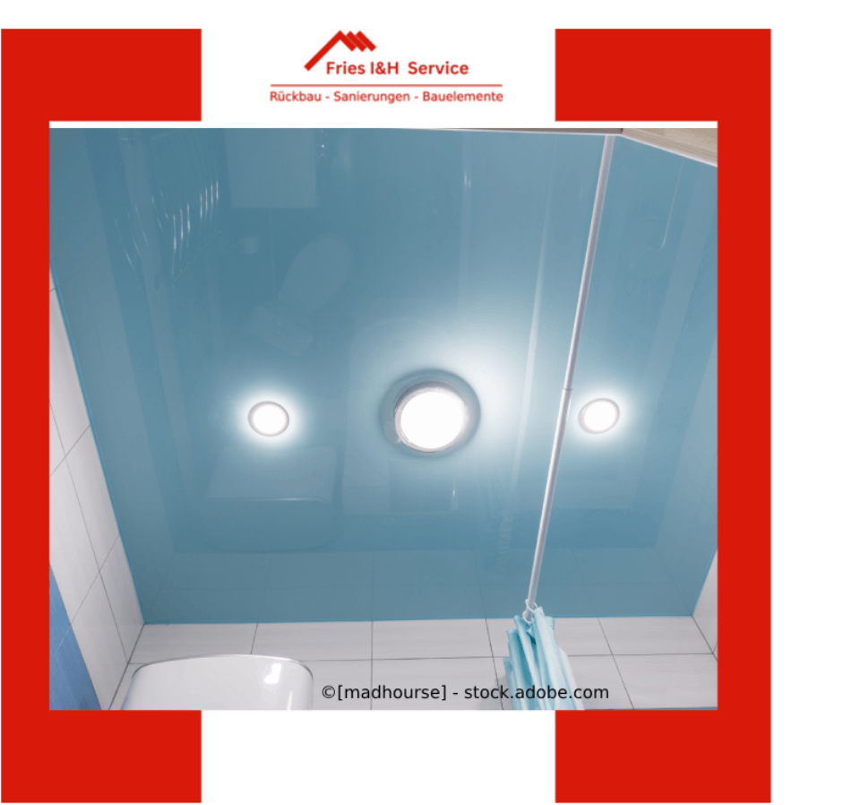 Spanndecke Badezimmer