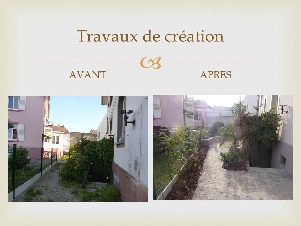 Travaux de création