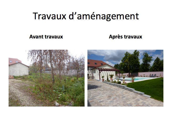 Avant et aprés l'aménagement