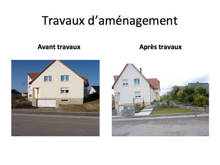 Avant et aprés l'aménagement