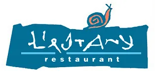 El logotipo del restaurante L'Ermitany tiene un caracol.