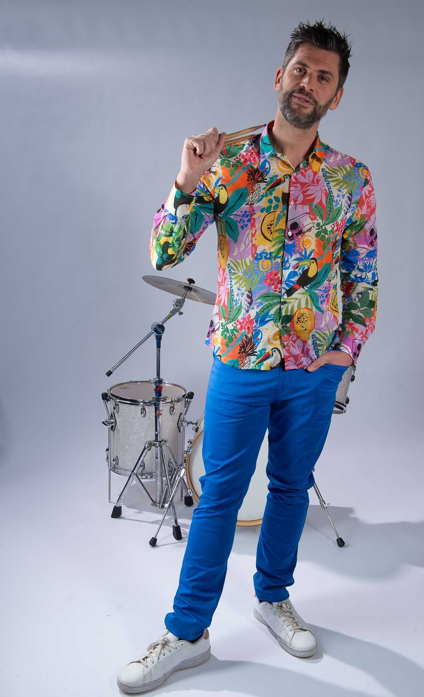 Chemise en Voile de coton La Cible Rouge Motif « safari photo »
100% coton