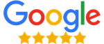 Logo Google avec étoiles jaunes