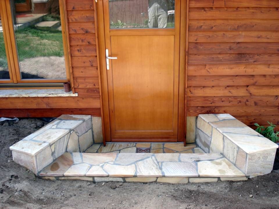 Stein Treppen Eingang