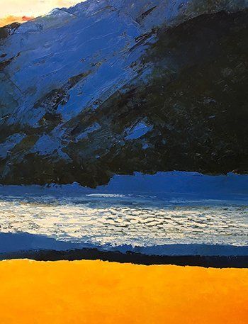 Feux - Huile sur toile - 89*116 - 2020