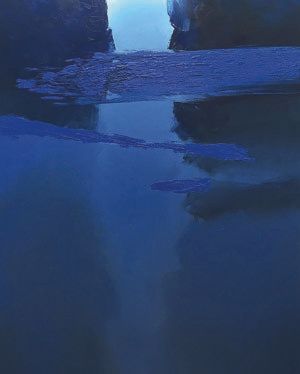 Plongée - Huile sur toile - 89*116 - 2020