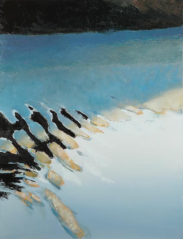 Bleue - Huile sur toile - 89*116 - 2020