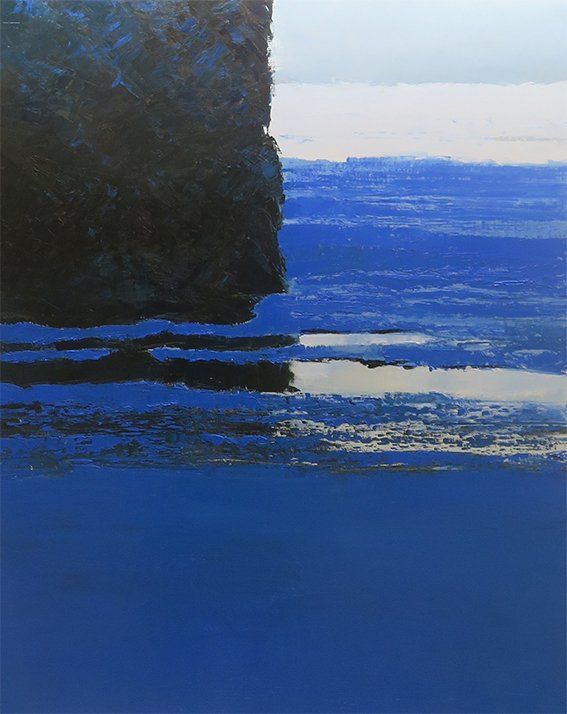 Bleue 2 - Huile sur toile - 89*116 - 2020